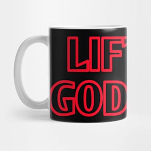 Lifting Goddess red Mug